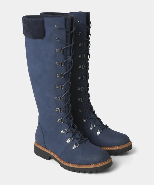 Knee High Boots | Boots & Shoes | Sale Boots & Shoes | Top Picks | Women's | Women's Joe Browns A Nip In The Wind Lace Up Boots Navy
