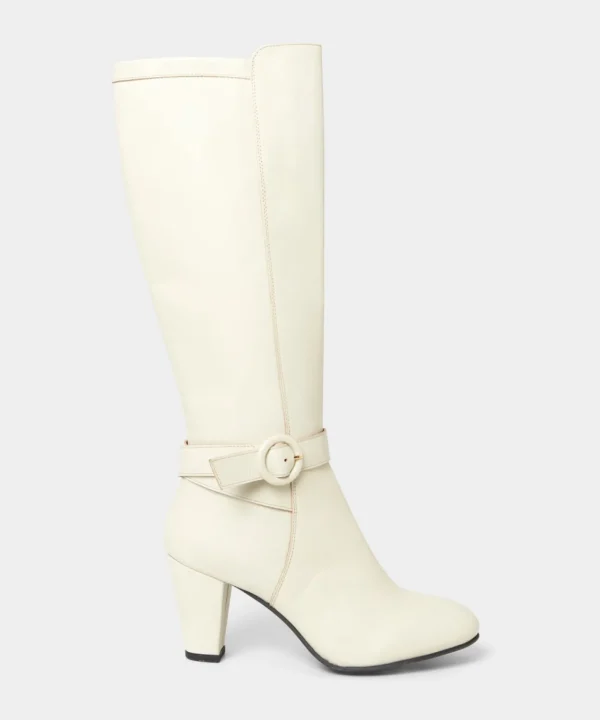 Knee High Boots | Party Footwear | Boots & Shoes | Sale Boots & Shoes | Top Picks | Top Picks | Women's | Women's Joe Browns About Town Tall Leather Boots Winter White