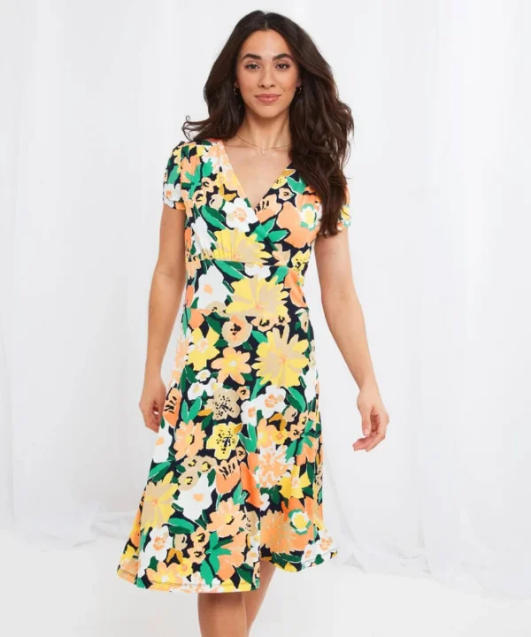 Sale Dresses | Women's Joe Browns Abstract Floral Jersey Dress Multi