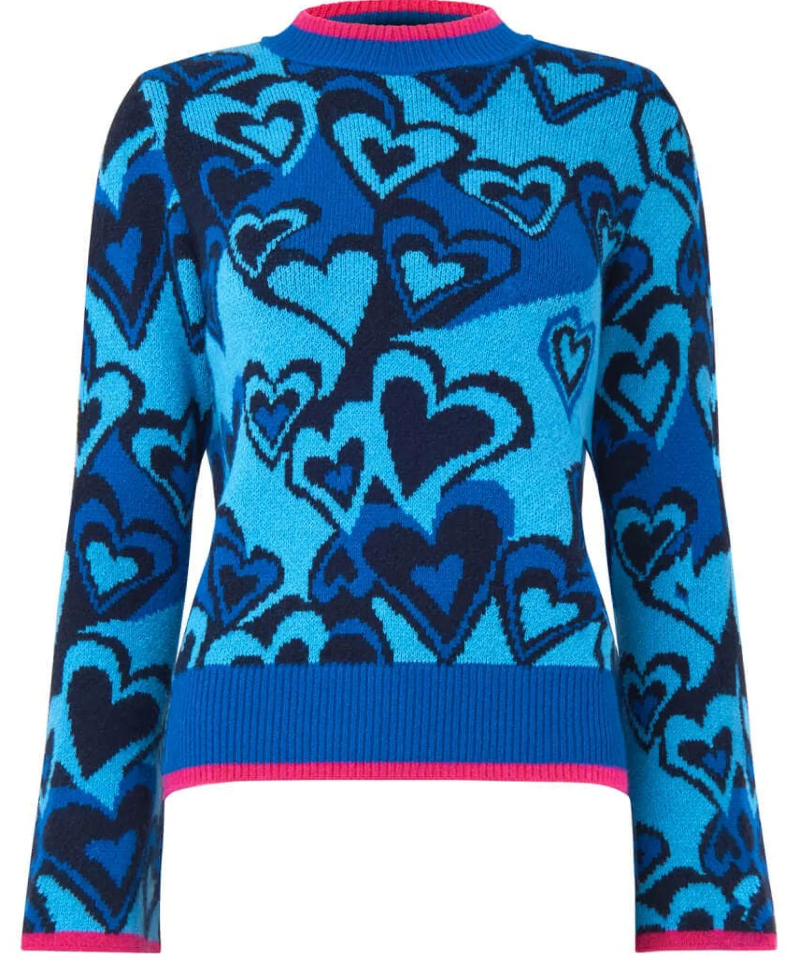 all_heart_jumper_1.webp Shop Women's Collection | Cardigans & Coatigans | Top Picks | Top Picks Joe Browns All Heart Jumper Blue