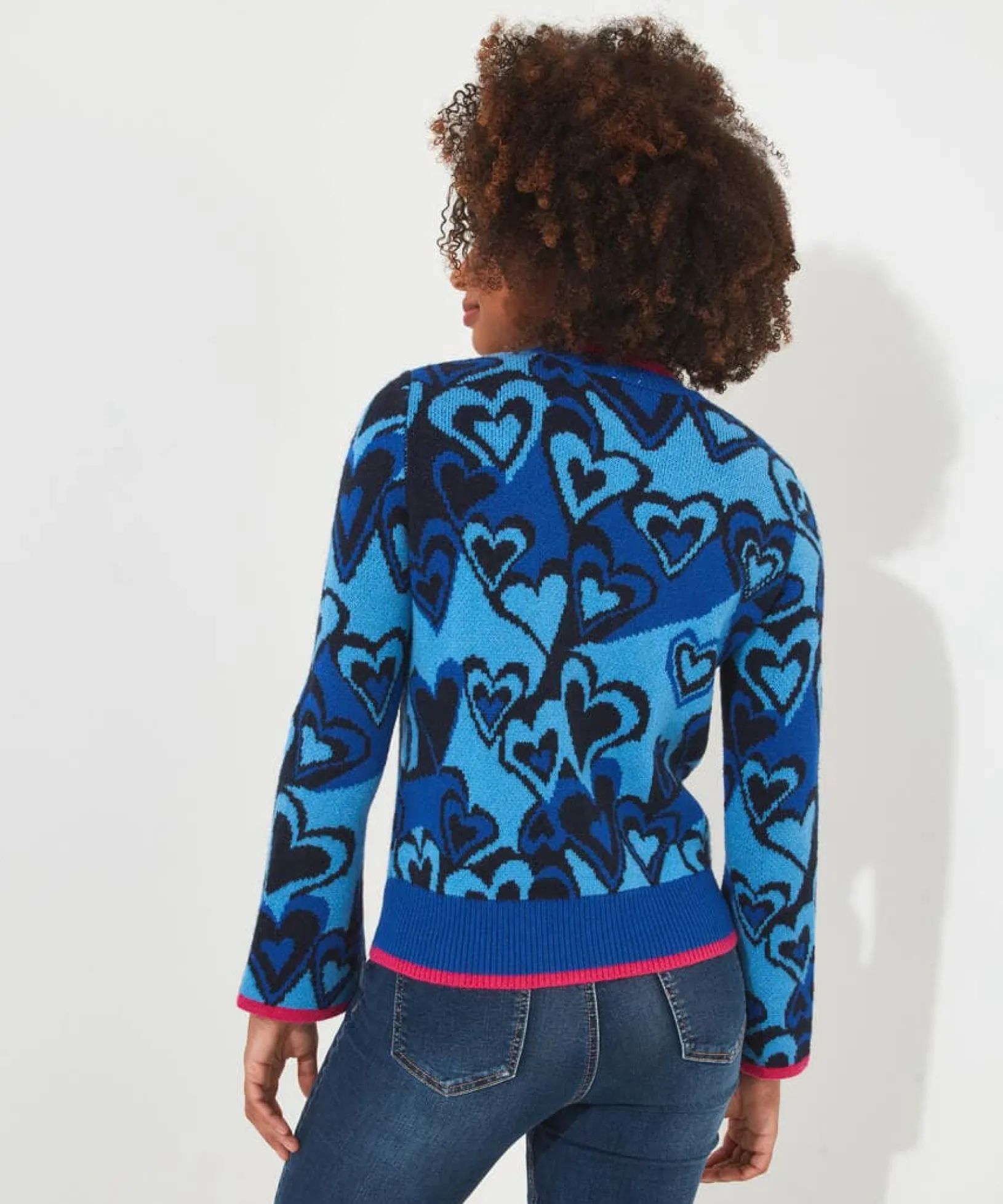 all_heart_jumper_4.webp Shop Women's Collection | Cardigans & Coatigans | Top Picks | Top Picks Joe Browns All Heart Jumper Blue