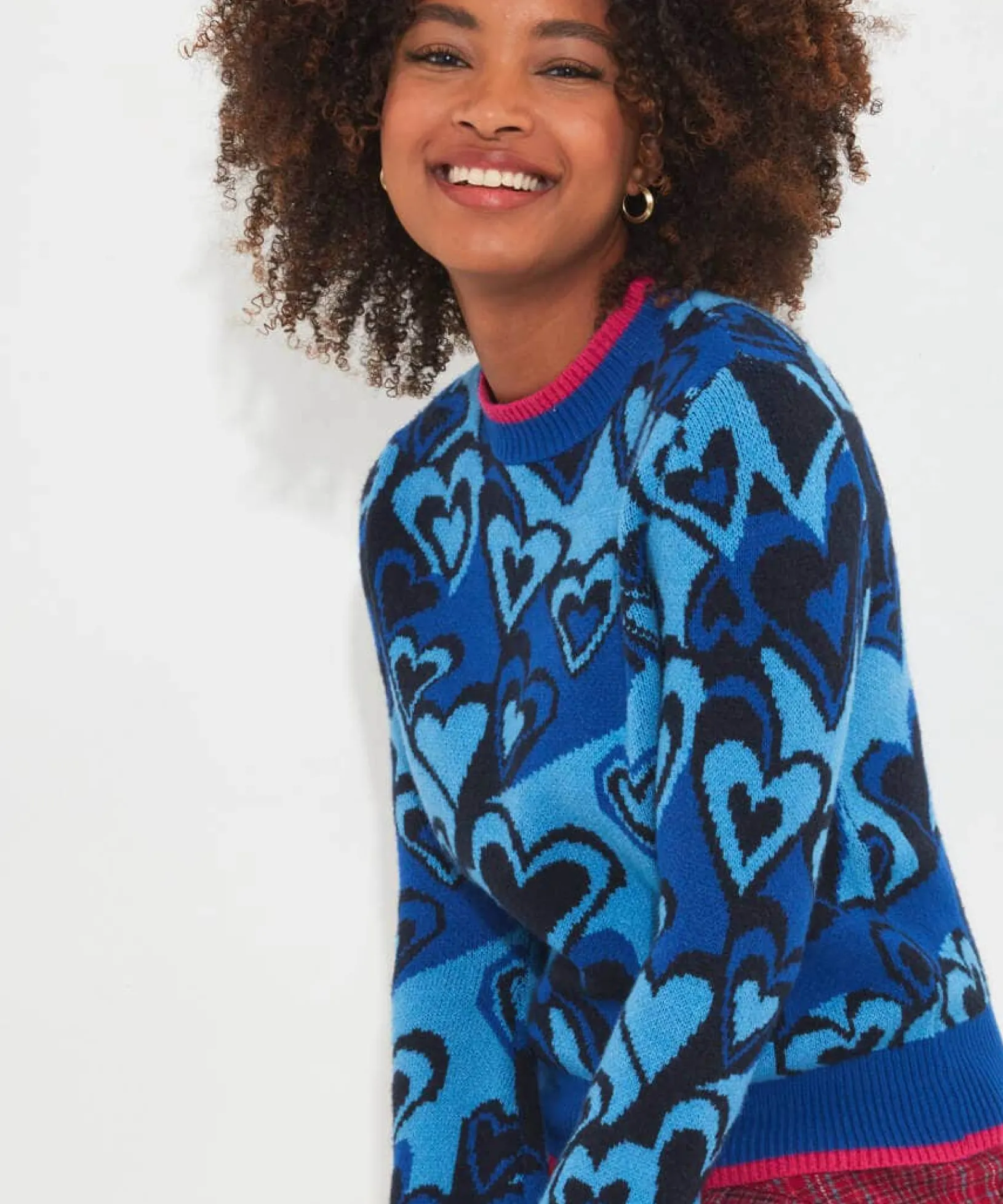 all_heart_jumper_5.webp Shop Women's Collection | Cardigans & Coatigans | Top Picks | Top Picks Joe Browns All Heart Jumper Blue