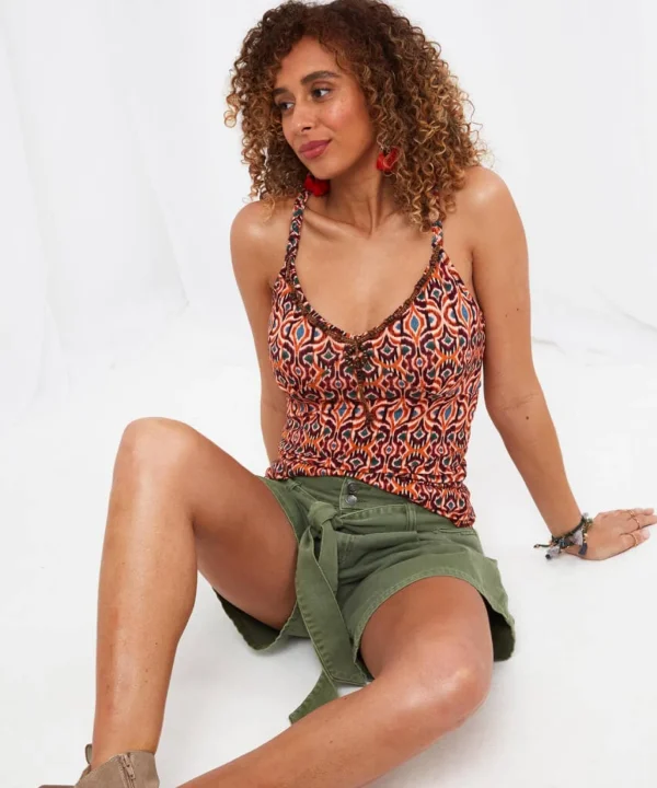 Sale Tops, Tunics & Blouses | Women's Joe Browns All in The Detail Printed Cami Multi