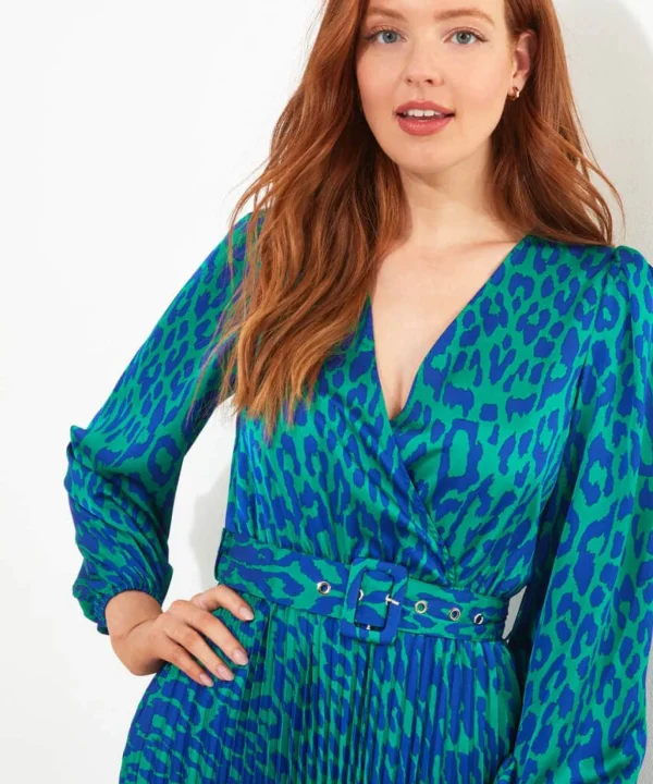 Shop Women's Collection | Midi Dresses | Maxi Dresses | Party Dresses | Occasion Outfits | Dresses | Sale Dresses | Top Picks | Top Picks | Top Picks | Top Picks | Top Picks | Women's | Women's Joe Browns Alluring Animal Satin Dress Multi