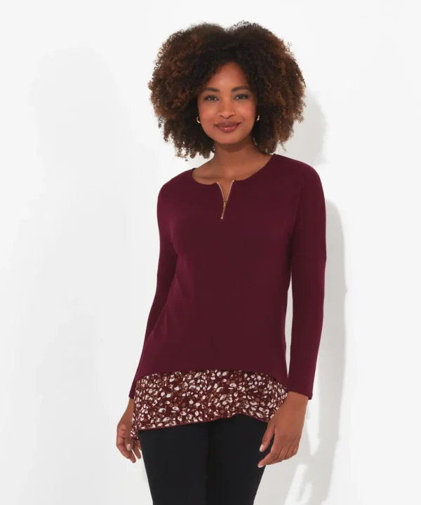 Tops, Tunics & Blouses | Sale Tops, Tunics & Blouses | Women's | Women's Joe Browns Animal Magic Tunic Top Berry