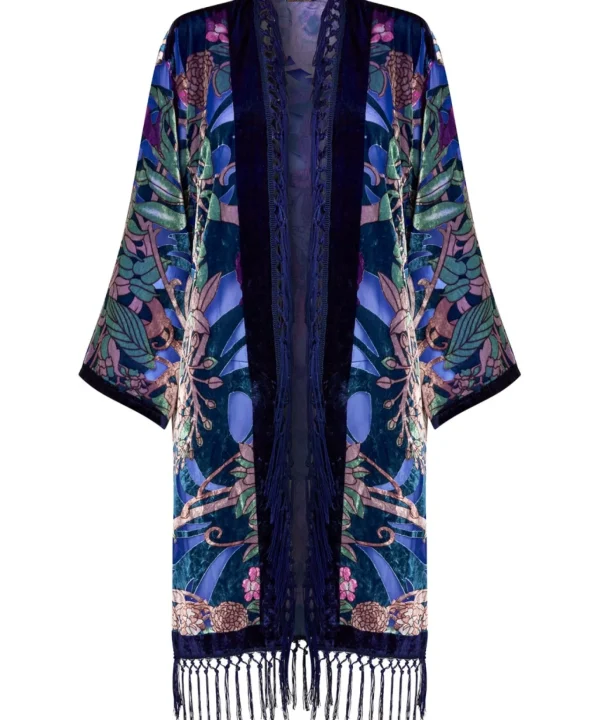 Cardigans & Coatigans | Accessories & Jewellery | Top Picks | Women's Joe Browns Art Nouveau Kimono Violet Multi