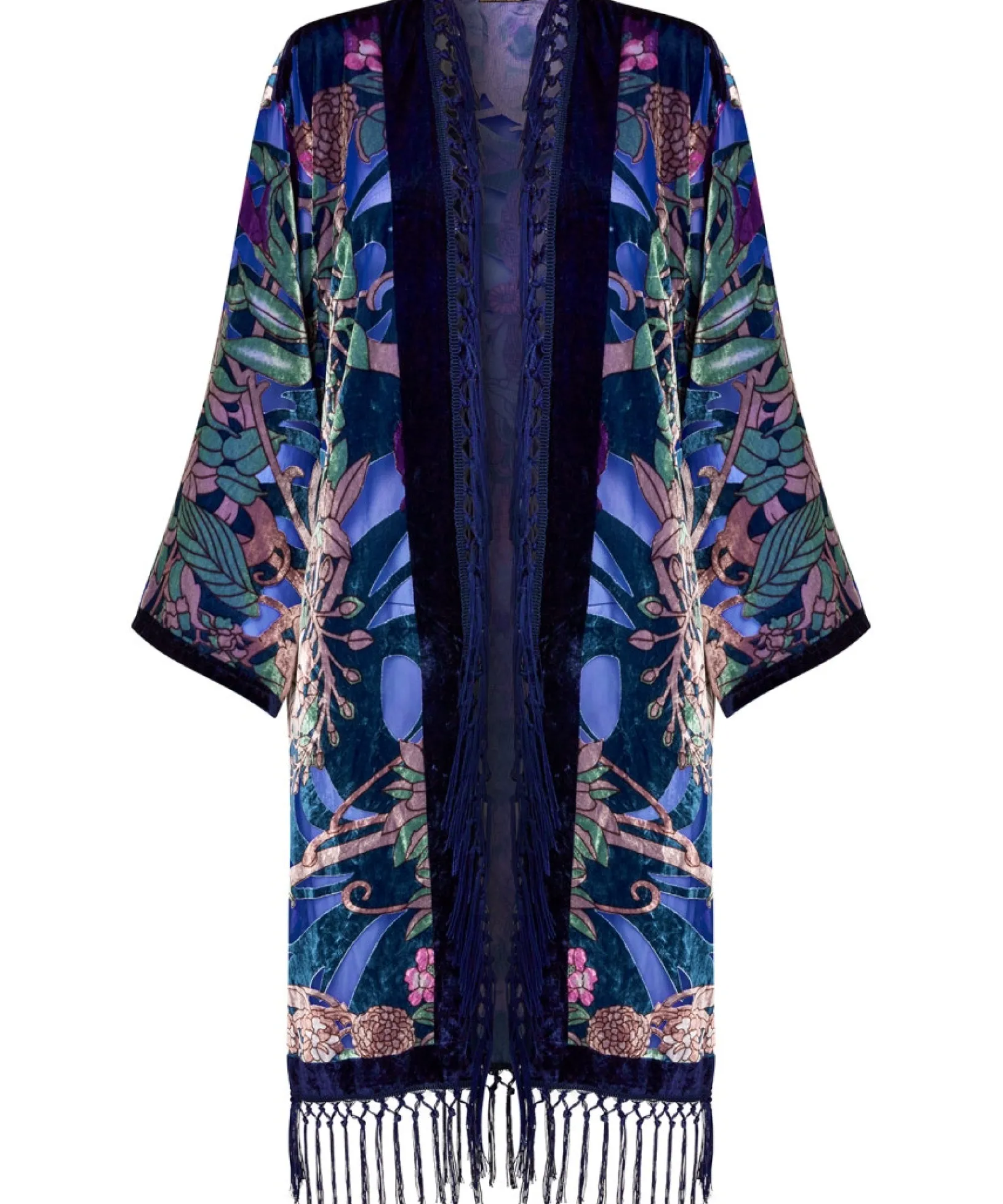 art_nouveau_kimono_0.webp Cardigans & Coatigans | Accessories & Jewellery | Top Picks | Women's Joe Browns Art Nouveau Kimono Violet Multi