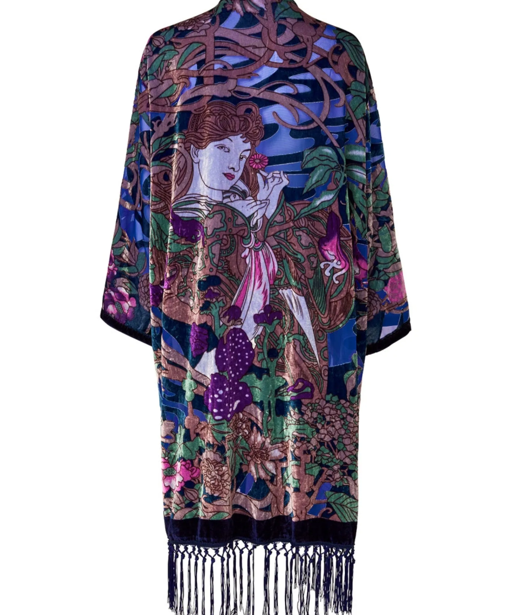 art_nouveau_kimono_5.webp Cardigans & Coatigans | Accessories & Jewellery | Top Picks | Women's Joe Browns Art Nouveau Kimono Violet Multi