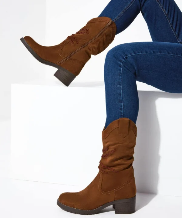 Boots & Shoes | Sale Boots & Shoes | Women's | Women's Joe Browns Austen Whipstitched Boots Tan