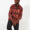 Shop Men's Collection | Funky Shirts | Shirts | Sale Shirts | Top Picks | Top Picks | Men，s | Men，s Joe Browns Autumn Floral Shirt Orange