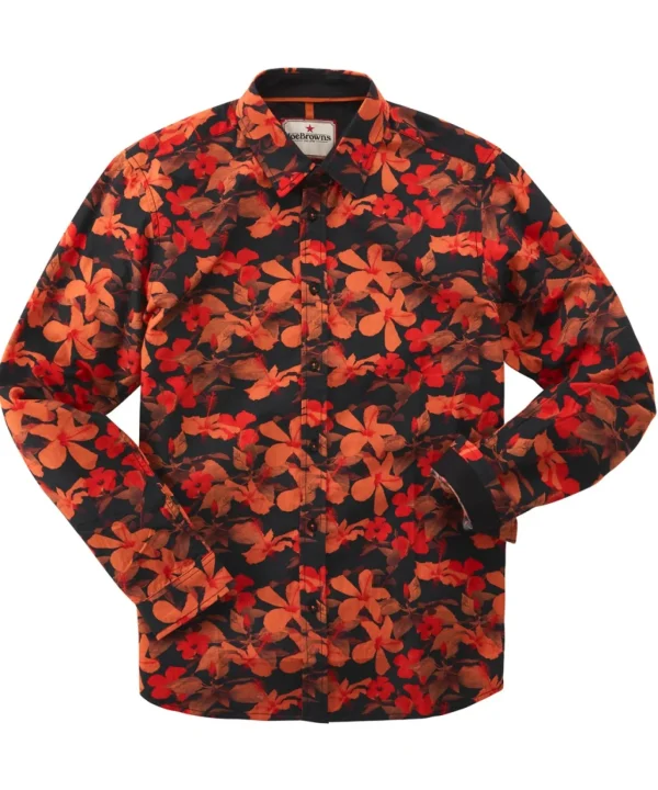 Shop Men's Collection | Funky Shirts | Shirts | Sale Shirts | Top Picks | Top Picks | Men，s | Men，s Joe Browns Autumn Floral Shirt Orange