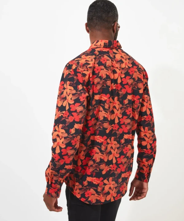 Shop Men's Collection | Funky Shirts | Shirts | Sale Shirts | Top Picks | Top Picks | Men，s | Men，s Joe Browns Autumn Floral Shirt Orange