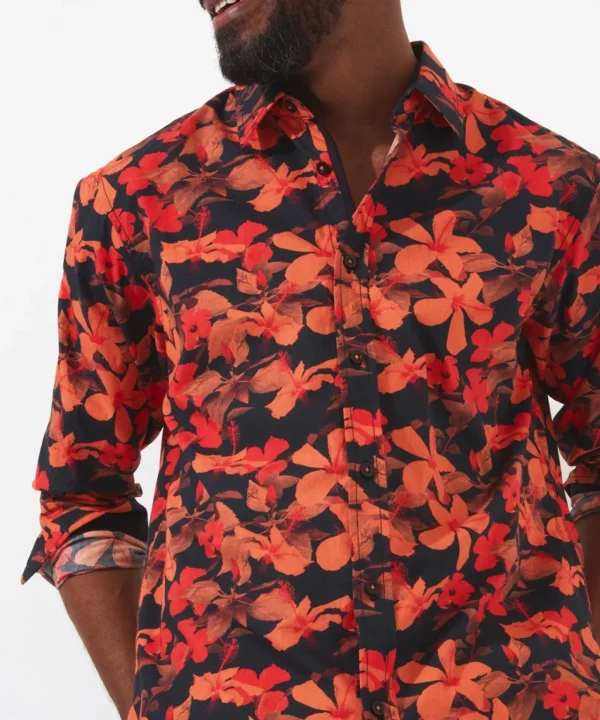 Shop Men's Collection | Funky Shirts | Shirts | Sale Shirts | Top Picks | Top Picks | Men，s | Men，s Joe Browns Autumn Floral Shirt Orange