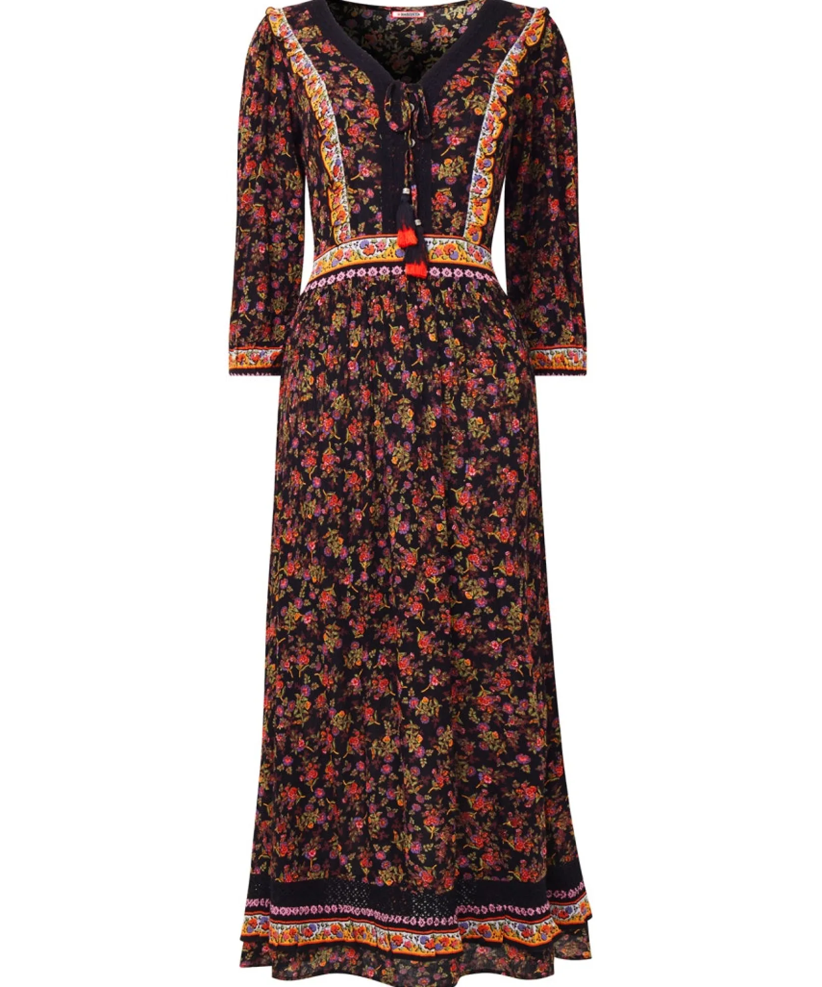 autumn_walks_printed_dres_1.webp Shop Women's Collection | Maxi Dresses | Boho Dresses | Dresses | Sale Dresses | Top Picks | Top Picks | Top Picks | Women's | Women's Joe Browns Autumn Walks Printed Dress Black