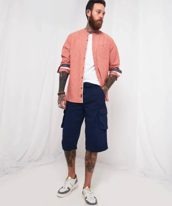 Shop Men's Collection | Jeans & Trousers | Top Picks | Men,s Joe Browns Azore Shorts Khaki / Navy / Camel