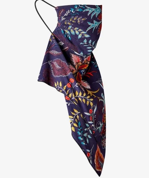 Sale Accessories & Jewellery | Women's Joe Browns Bandana Face Mask Navy Multi / Teal Multi