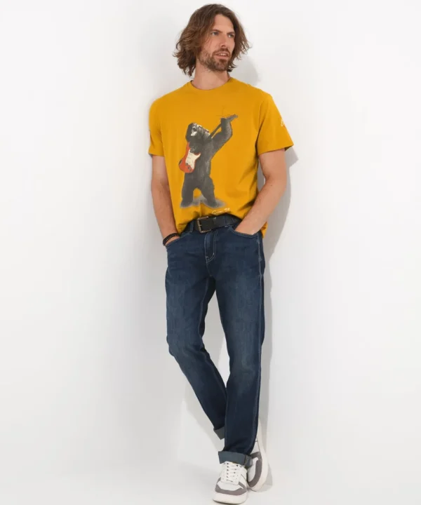 Shop Men's Collection | Graphic T-Shirts | Tops & T-Shirts | Sale Tops & T-Shirts | Top Picks | Top Picks | Men，s | Men，s Joe Browns Bear Rock Tee Gold