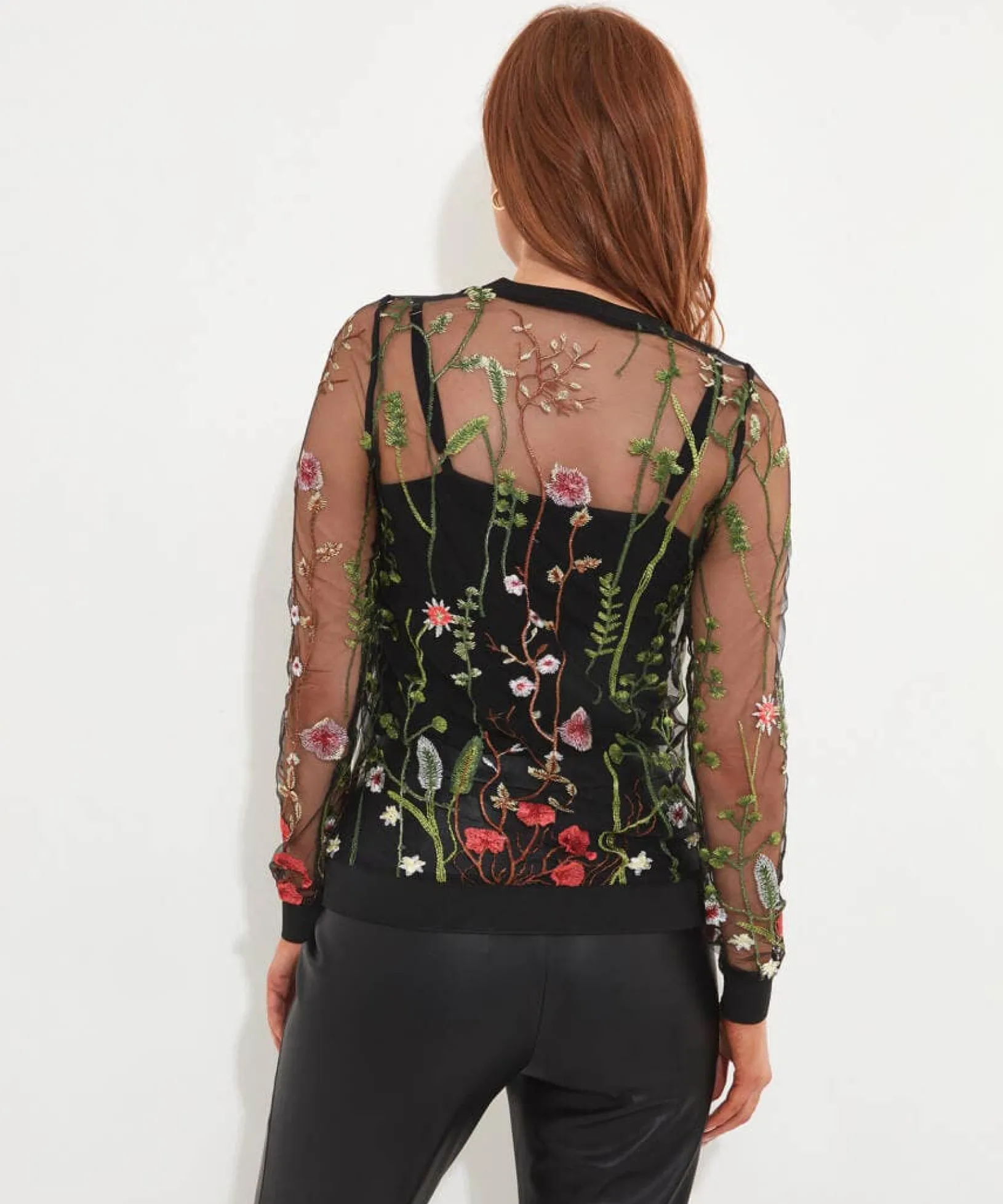 beautiful_embroidered_top_3-1.webp Tops, Tunics & Blouses | Sale Tops, Tunics & Blouses | Women's | Women's Joe Browns Beautiful Embroidered Top with Cami Black
