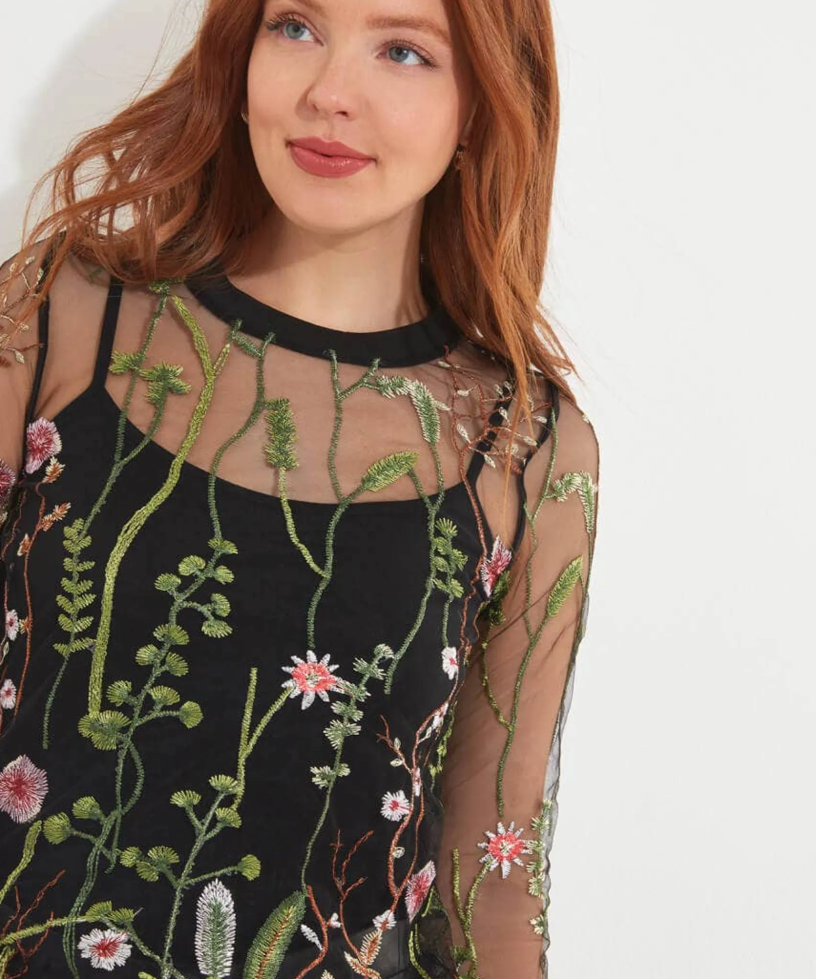 beautiful_embroidered_top_4-1.webp Tops, Tunics & Blouses | Sale Tops, Tunics & Blouses | Women's | Women's Joe Browns Beautiful Embroidered Top with Cami Black