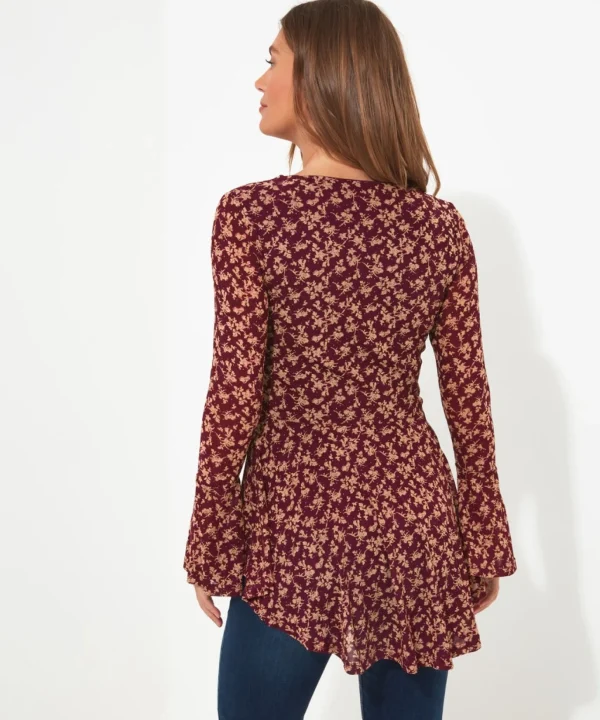 Shop Women's Collection | Tops, Tunics & Blouses | Sale Tops, Tunics & Blouses | Top Picks | Women's | Women's Joe Browns Beautiful Zip Top Berry