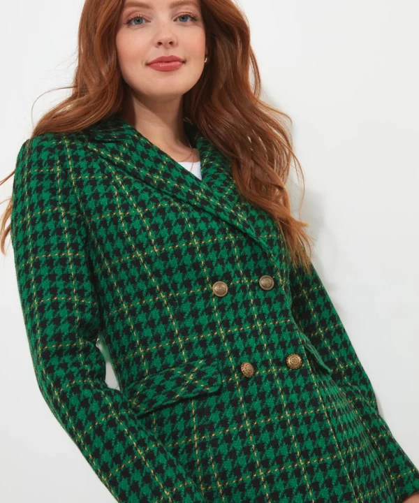 Waistcoats | Coats & Jackets | Shop Blazers | Sale Coats & Jacket | Women's | Women's | Women's | Women's Joe Browns Beautifully Bold Check Jacket Green