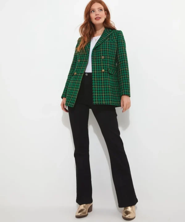 Waistcoats | Coats & Jackets | Shop Blazers | Sale Coats & Jacket | Women's | Women's | Women's | Women's Joe Browns Beautifully Bold Check Jacket Green