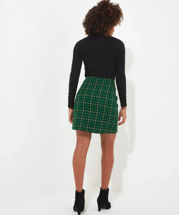 Shop Women's Collection | Skirts | Sale Skirts | Top Picks | Women's | Women's Joe Browns Beautifully Bold Check Skirt Green