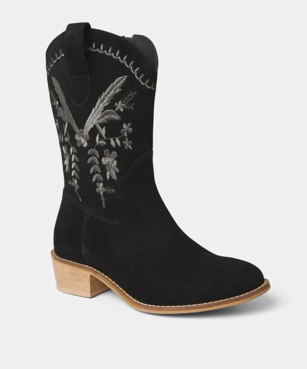 Knee High Boots | Ankle Boots | Boots & Shoes | Sale Boots & Shoes | Top Picks | Top Picks | Women's | Women's Joe Browns Belvedere Embroidered Suede Boots Black