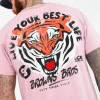 Sale Tops & T-Shirts | Men,s Joe Browns Best Life Tee Pink