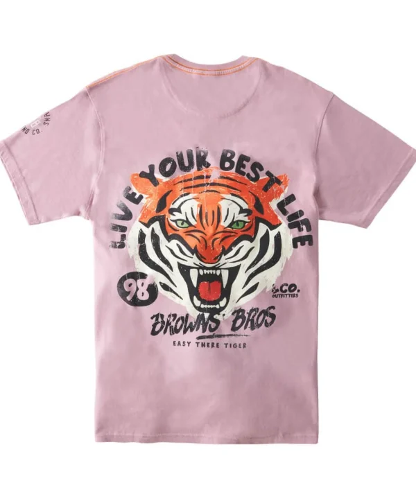 Sale Tops & T-Shirts | Men，s Joe Browns Best Life Tee Pink