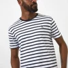 Shop Men's Collection | Plain Tops & T-Shirts | Layering Essentials | Tops & T-Shirts | Top Picks | Top Picks | Men，s | Men，s Joe Browns Beyond Basic Stripe Tee White/Charcoal