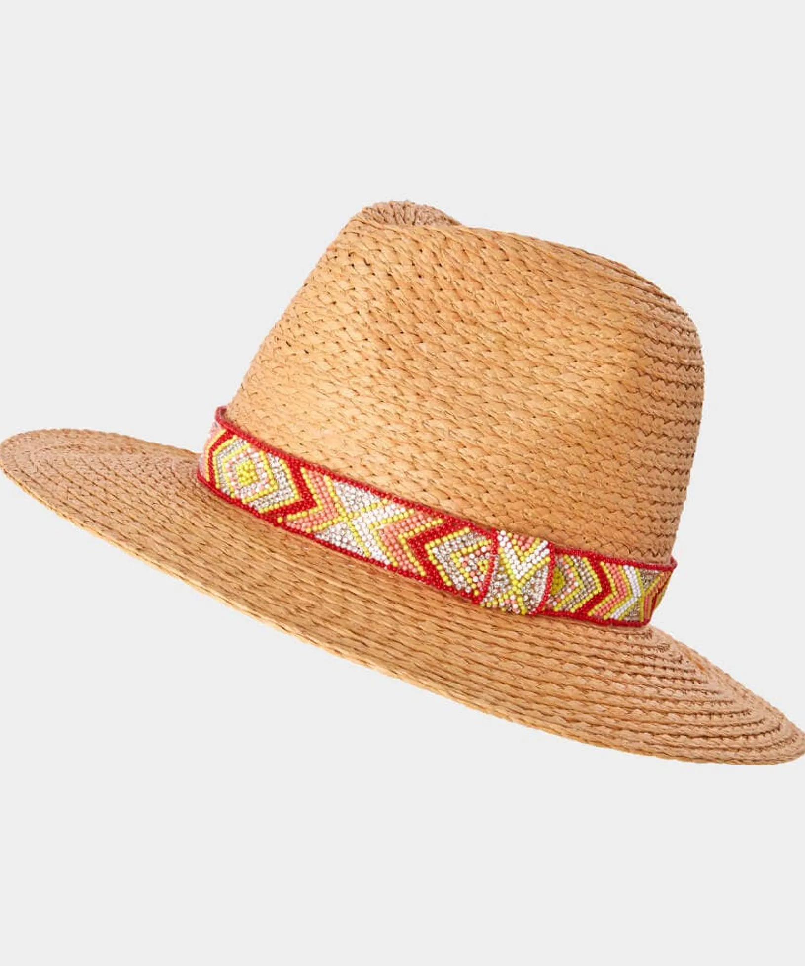 boardwalk_shimmer_beaded__0.webp Sale Accessories & Jewellery | Women's Joe Browns Boardwalk Shimmer Beaded Hat Natural Multi
