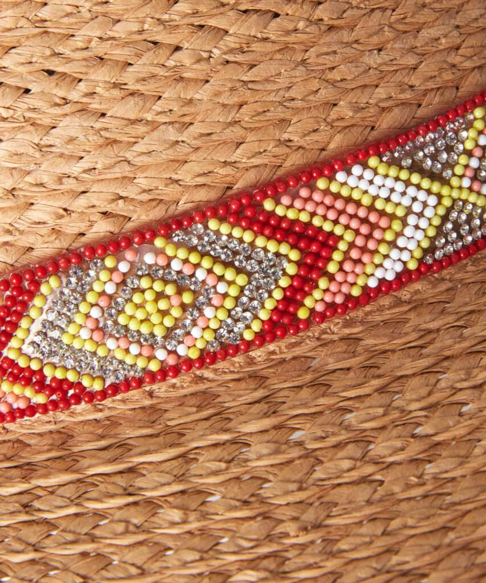 boardwalk_shimmer_beaded__1.webp Sale Accessories & Jewellery | Women's Joe Browns Boardwalk Shimmer Beaded Hat Natural Multi