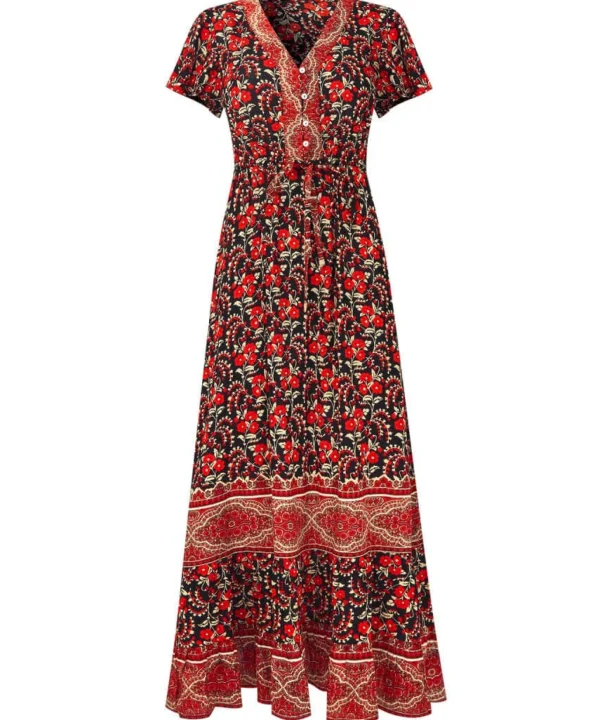 Sale Dresses | Women's Joe Browns Boho Babe Border Print Dress Multi
