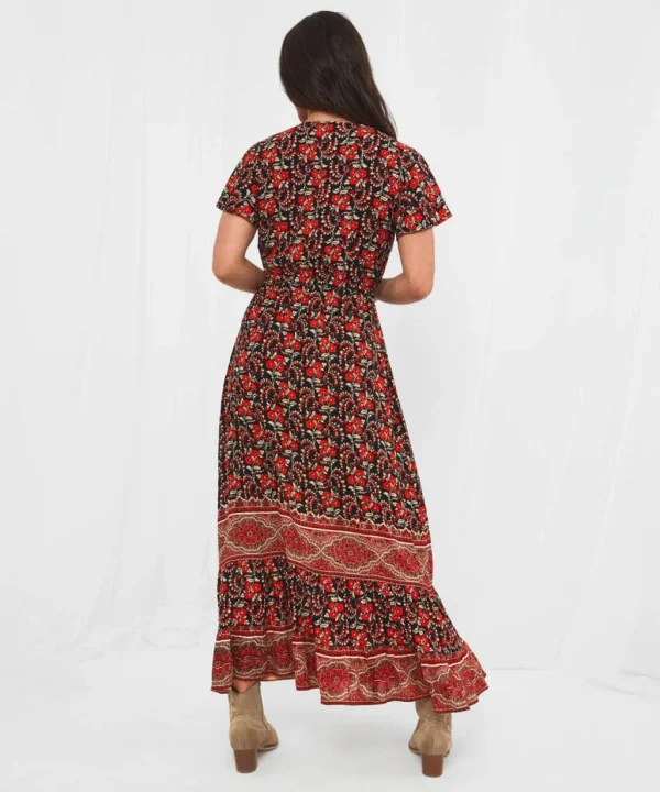 Sale Dresses | Women's Joe Browns Boho Babe Border Print Dress Multi