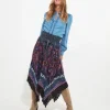 Shop Women's Collection | Skirts | Sale Skirts | Top Picks | Women's | Women's Joe Browns Boho Babe Hanky Hem Skirt Multi
