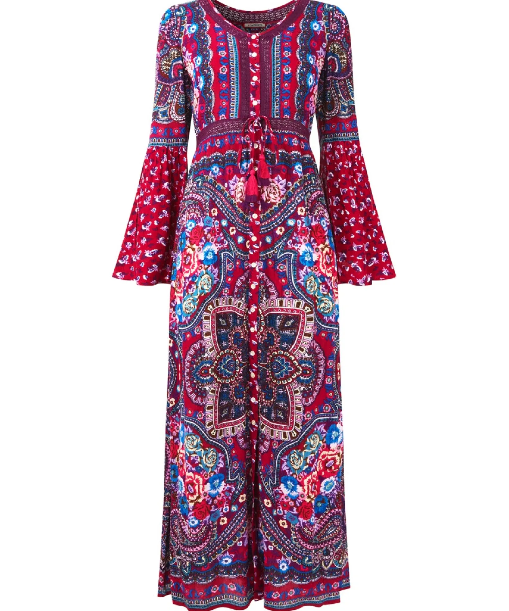 boho_believer_dress_1.webp Shop Women's Collection | Maxi Dresses | Boho Dresses | Dresses | Top Picks | Top Picks | Top Picks | Women's Joe Browns Boho Believer Dress Multi