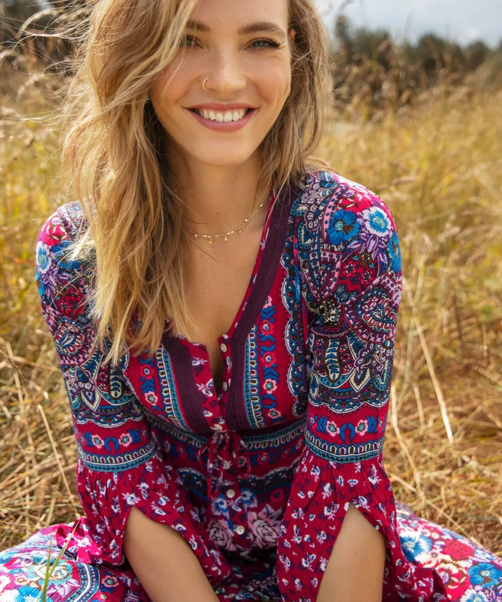 boho_believer_dress_6.webp Shop Women's Collection | Maxi Dresses | Boho Dresses | Dresses | Top Picks | Top Picks | Top Picks | Women's Joe Browns Boho Believer Dress Multi