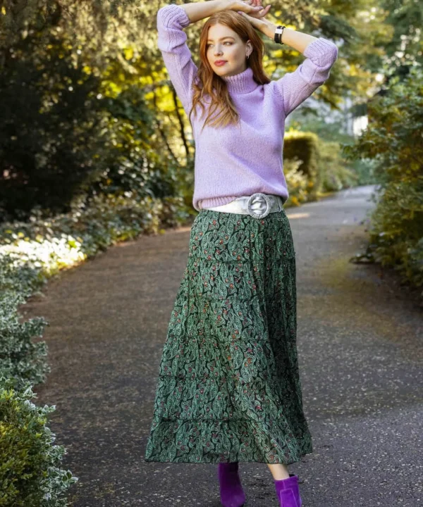 Shop Women's Collection | Occasion Outfits | Skirts | Sale Skirts | Top Picks | Top Picks | Women's | Women's Joe Browns Boho Days Beaded Skirt Green