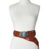 Sale Accessories & Jewellery | Women's Joe Browns Boho Jewel Buckle Leather Belt Tan / Black