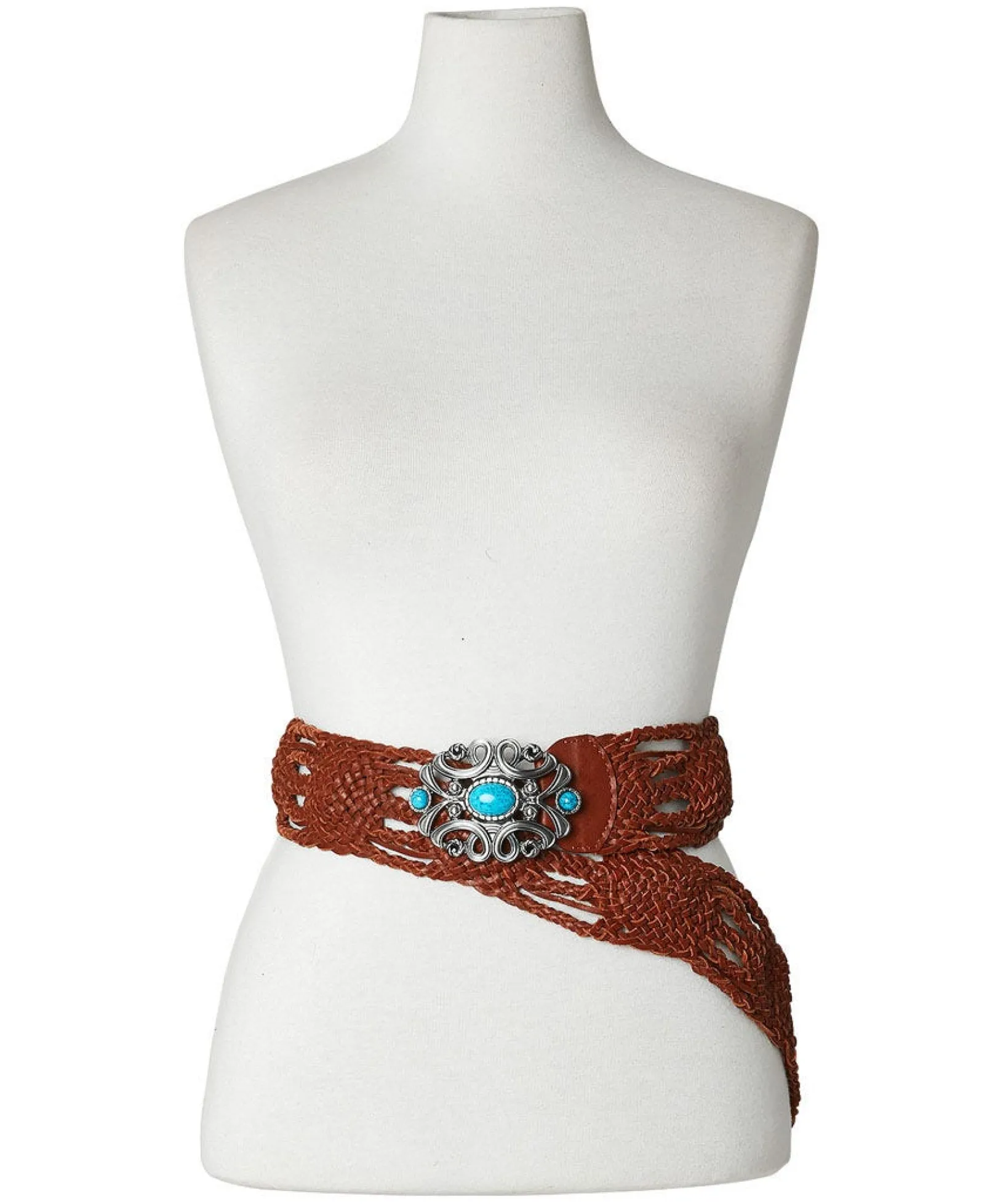 boho_jewel_buckle_leather_0.webp Sale Accessories & Jewellery | Women's Joe Browns Boho Jewel Buckle Leather Belt Tan / Black