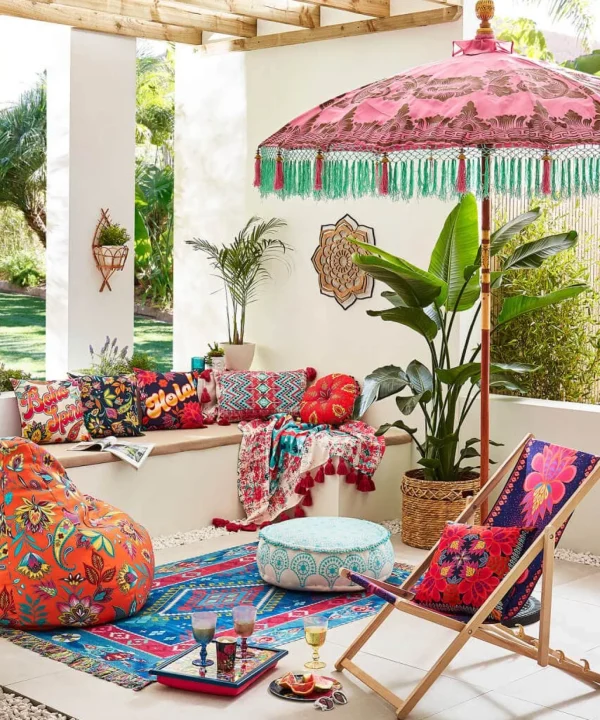Floral Décor | Nature Décor | Sale Garden Décor | Home | Home | Home Joe Browns Boho Spirit Reversible Outdoor Cushion Multi