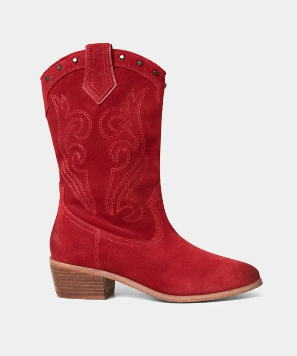 Knee High Boots | Ankle Boots | Boots & Shoes | Sale Boots & Shoes | Top Picks | Top Picks | Women's | Women's Joe Browns Bourbon Street Suede Boots Red