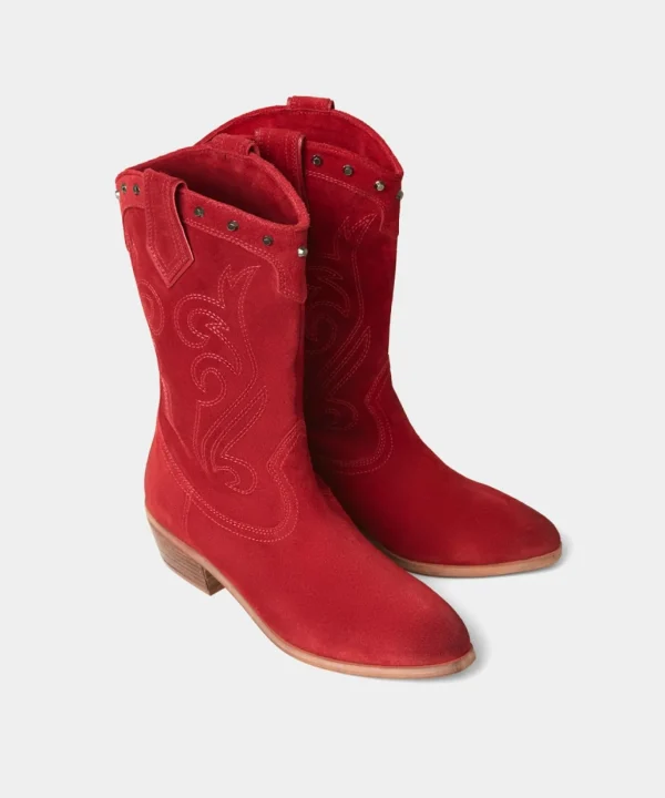 Knee High Boots | Ankle Boots | Boots & Shoes | Sale Boots & Shoes | Top Picks | Top Picks | Women's | Women's Joe Browns Bourbon Street Suede Boots Red