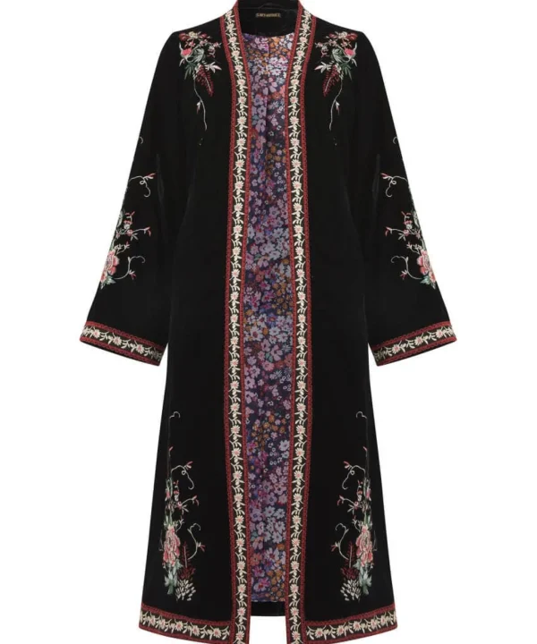 Shop Women's Collection | Occasion Outfits | Gifts | Coats & Jackets | Top Picks | Top Picks | Women's | Women's Joe Browns Boutique Embroidered Kimono Black