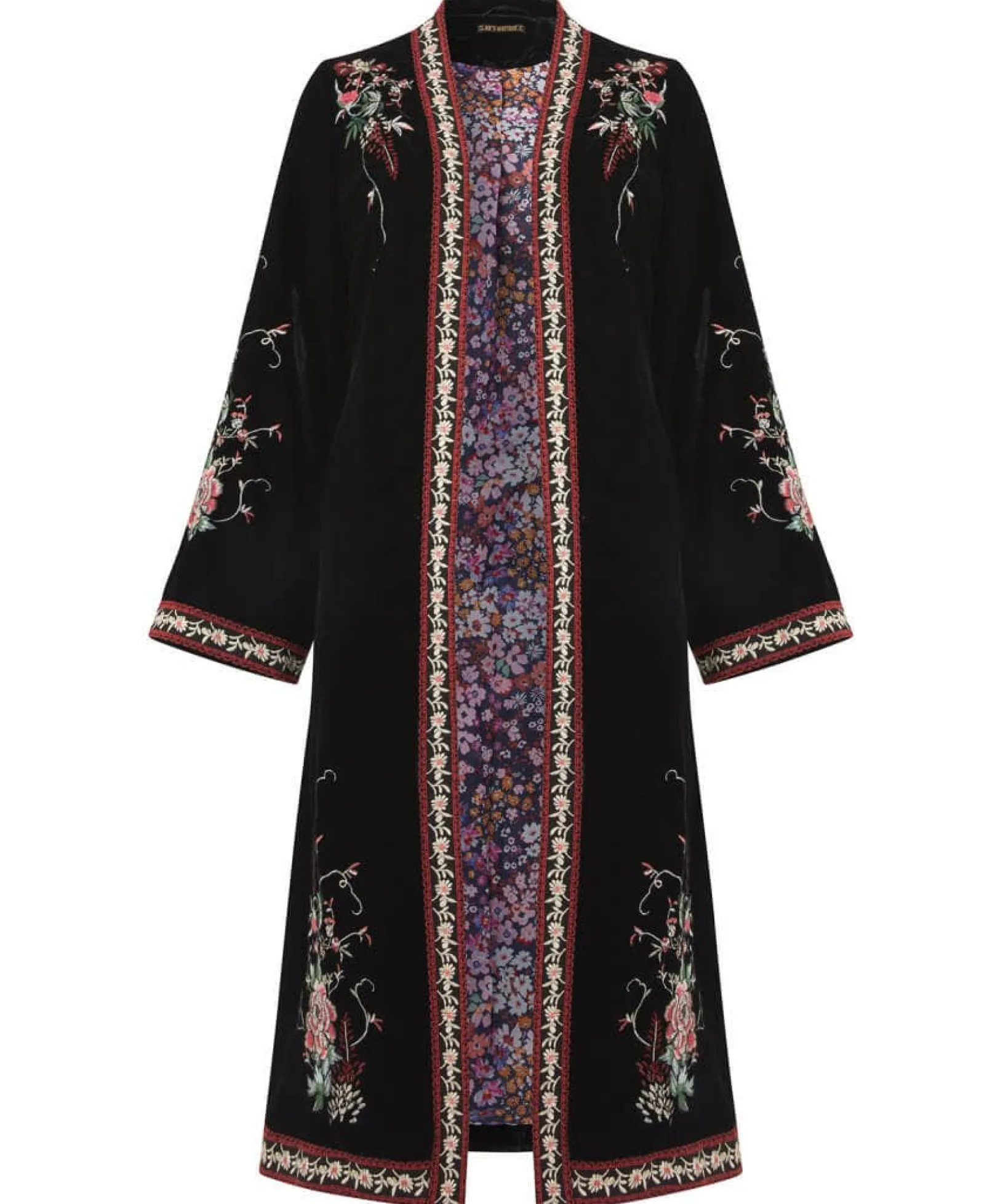 boutique_embroidered_kimo_1.webp Shop Women's Collection | Occasion Outfits | Gifts | Coats & Jackets | Top Picks | Top Picks | Women's | Women's Joe Browns Boutique Embroidered Kimono Black