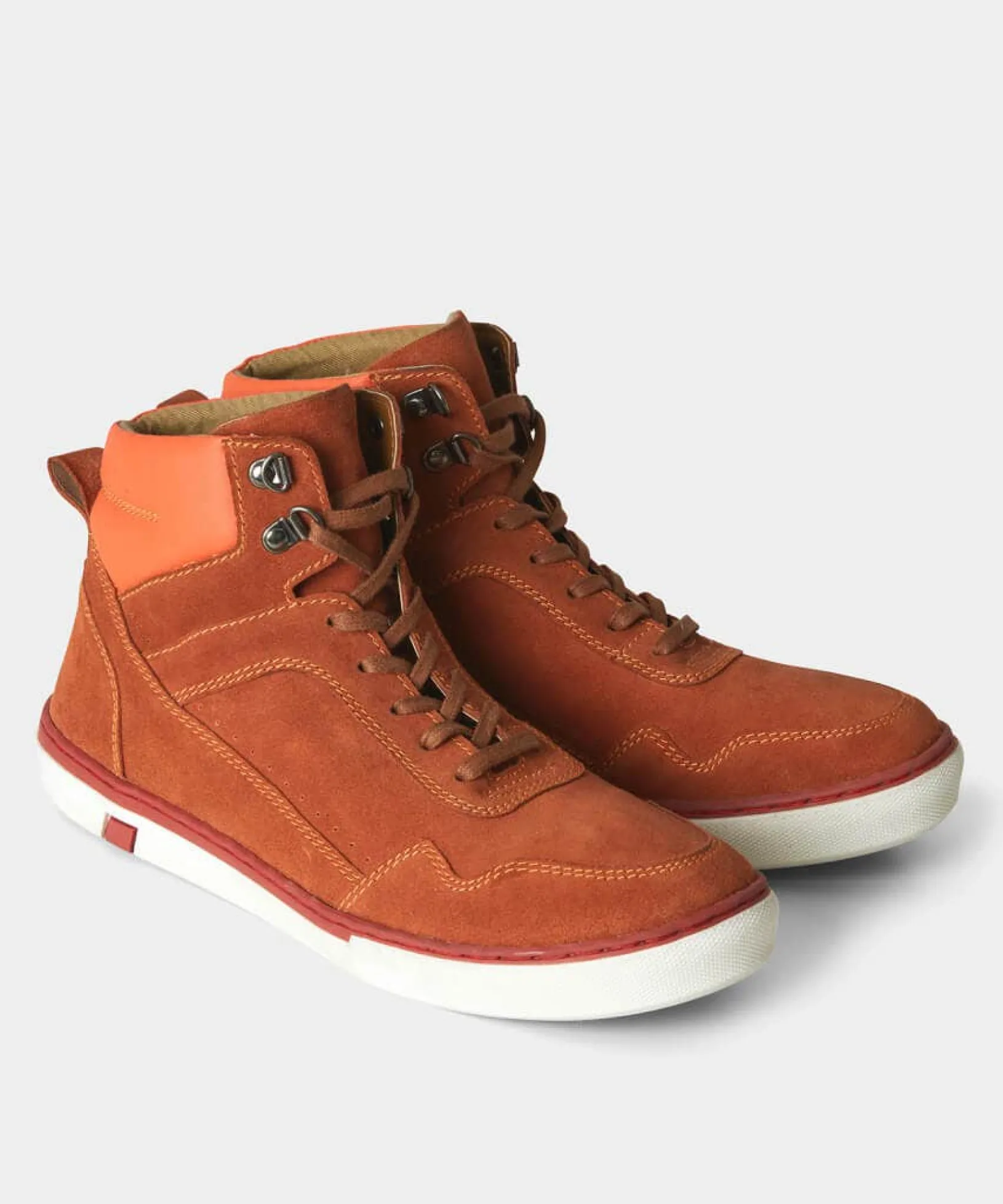 breaker_suede_high_tops_2.webp Trainers & Pumps | Boots | Boots & Shoes | Sale Boots, Shoes & Trainers | Top Picks | Top Picks | Men,s | Men,s Joe Browns Breaker Suede High Tops Rust / Blue