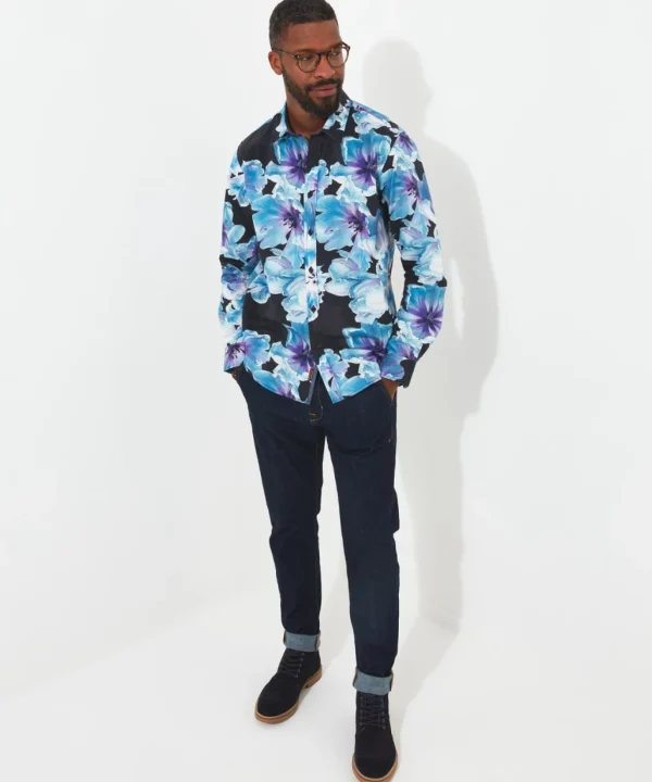 Shop Men's Collection | Funky Shirts | Shirts | Sale Shirts | Top Picks | Top Picks | Men，s | Men，s Joe Browns Bright And Bold Floral Shirt Black