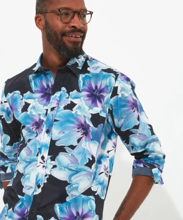 Shop Men's Collection | Funky Shirts | Shirts | Sale Shirts | Top Picks | Top Picks | Men，s | Men，s Joe Browns Bright And Bold Floral Shirt Black