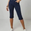 Jeans & Trousers | Women's Joe Browns Capri Pants Blue / White